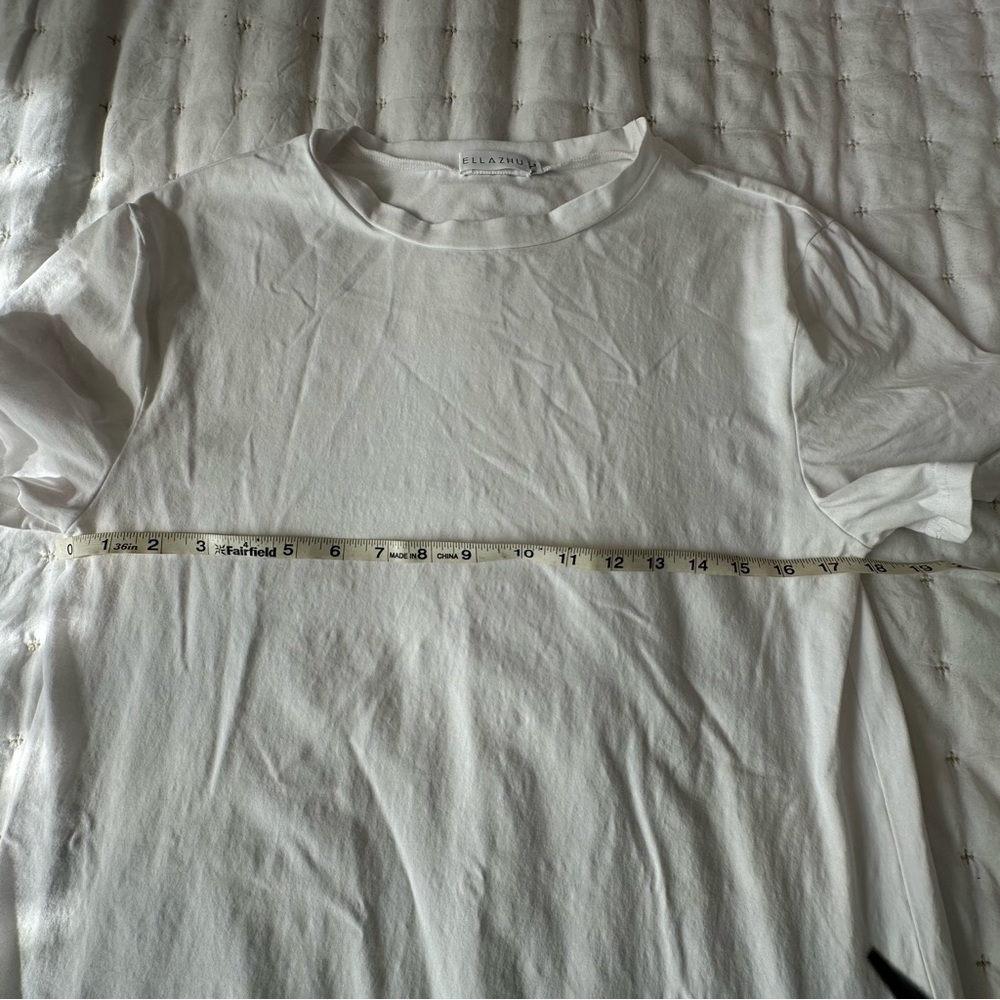 Ella Dress in White with Tulle Skirt -Large - Picture 5 of 5